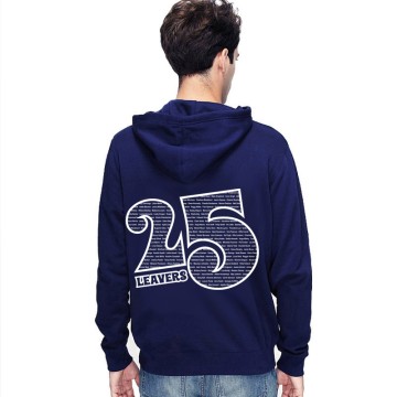 Leavers Artistic 25 logo Design Bold Retro Ttypography Stars & Stripes Hoodie
